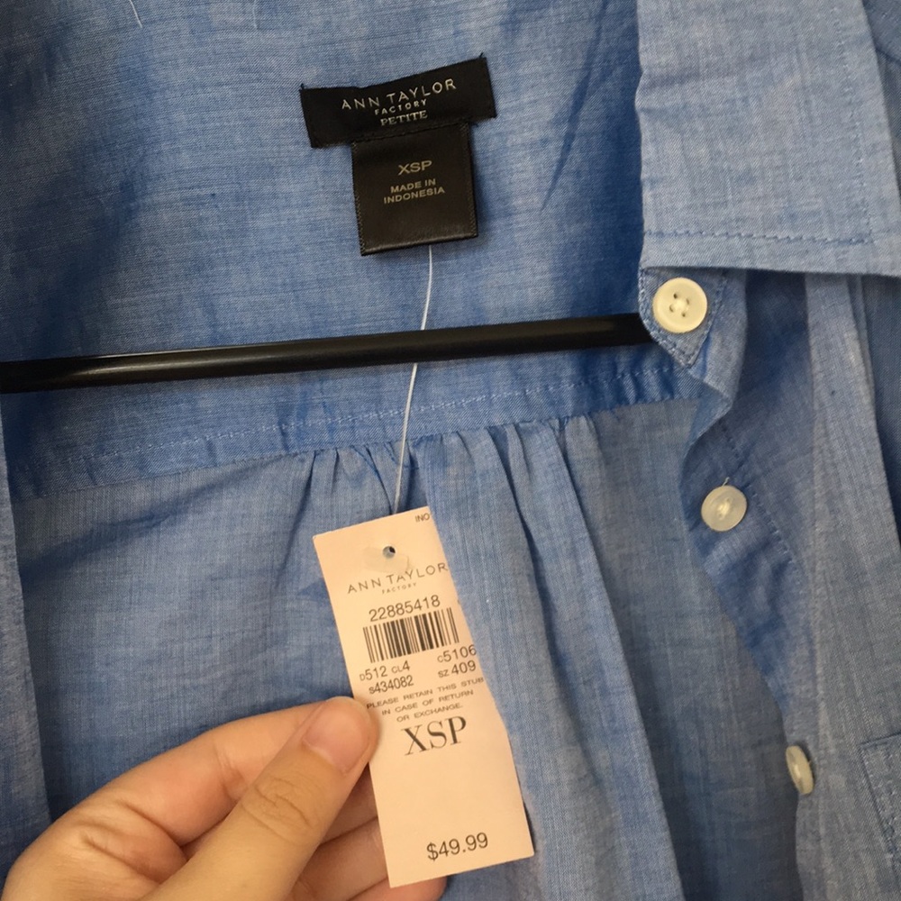 Light blue button down - Picture 3 of 3